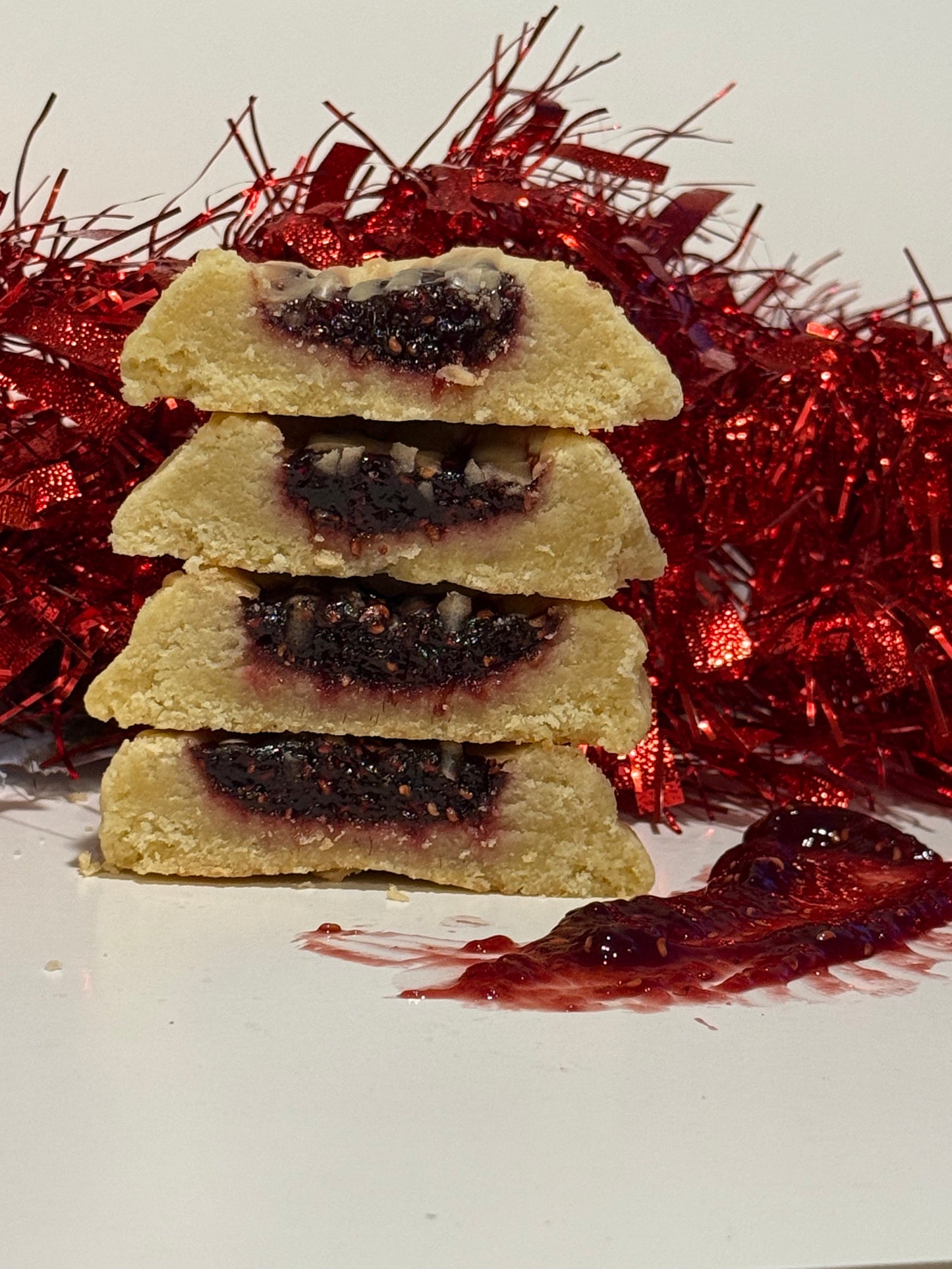 Raspberry Jam Shortcake Cookie