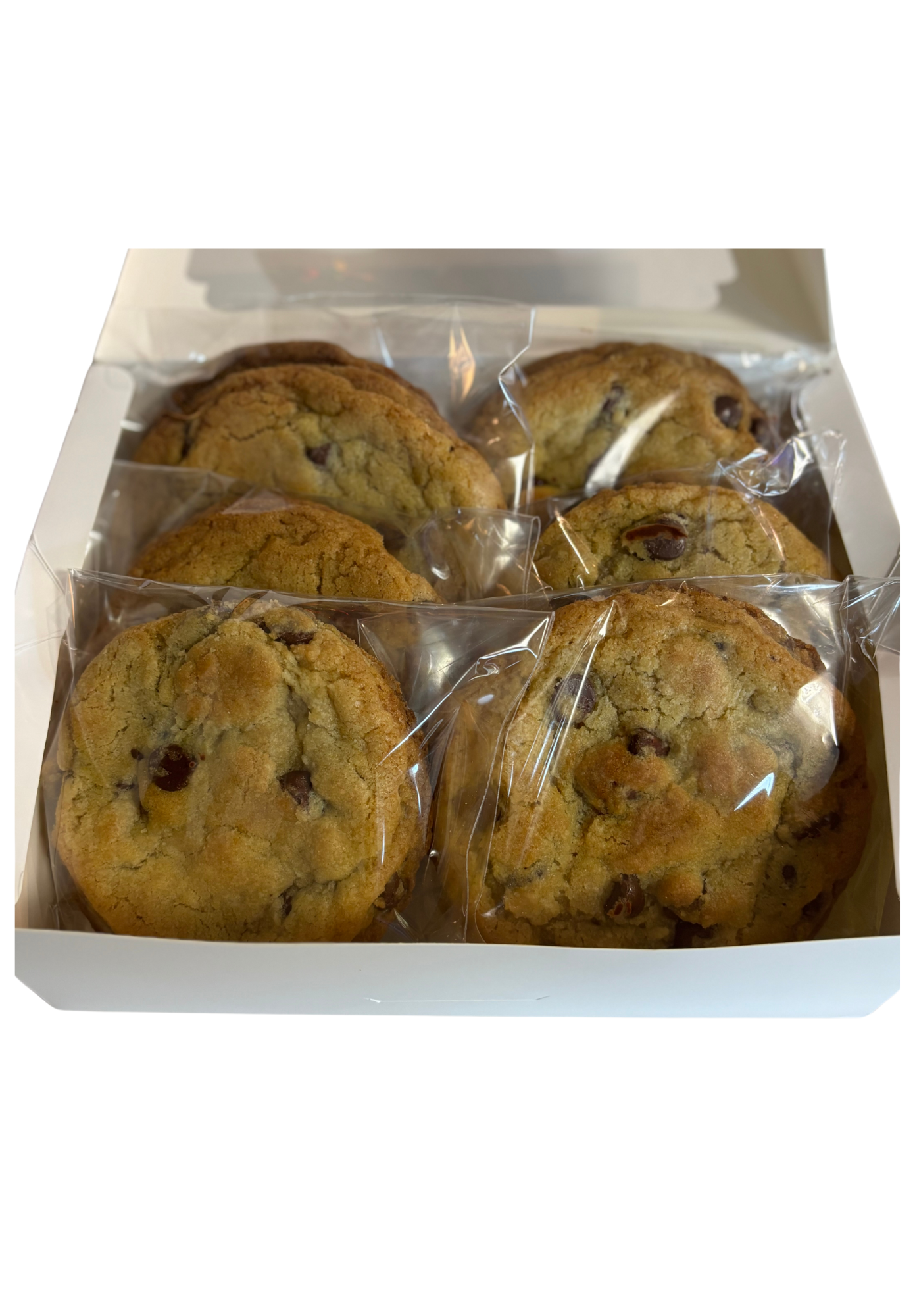 6 Pack Chocolate Chip Cookie Box
