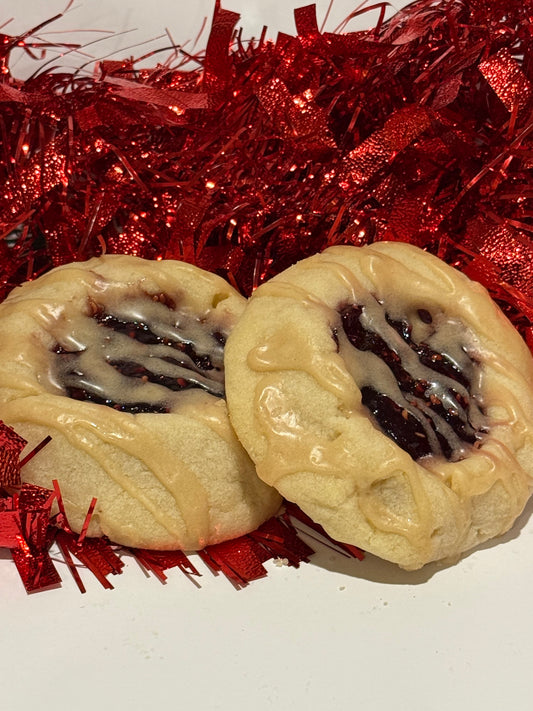 Raspberry Jam Shortcake Cookie